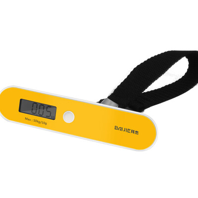 

Jingdong supermarket] Baijie (Baijie) portable scales luggage scale kitchen scale spring scale portable electronic called CH-500S orange