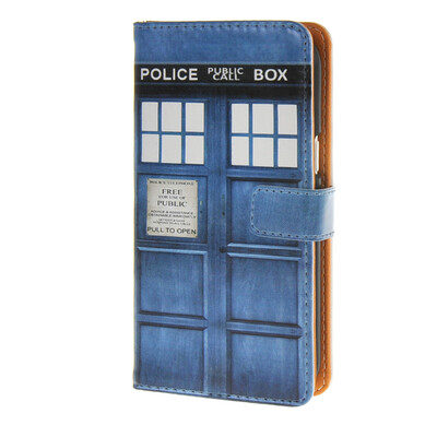 

MOONCASE ЧЕХОЛ ДЛЯ Samsung Galaxy J1 Telephone booth Leather Flip Wallet Card Holder with Kickstand Back A07