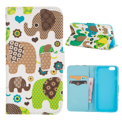 

MOONCASE ЧЕХОЛ ДЛЯ iPhone 6 / 6S (4.7") Flip PU Leather Fold Wallet Card Slot Kickstand Back [Pattern series] /a21