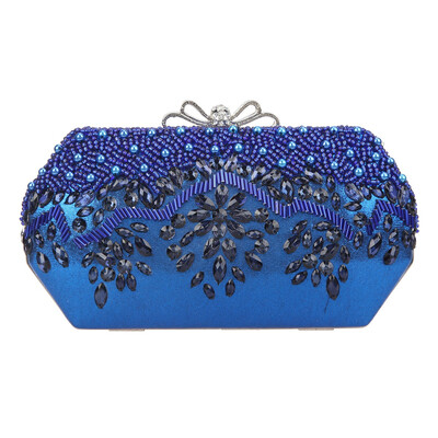 

Fawziya Pearl Clutch Bow Crystal Evening Bags And Clutches For Women