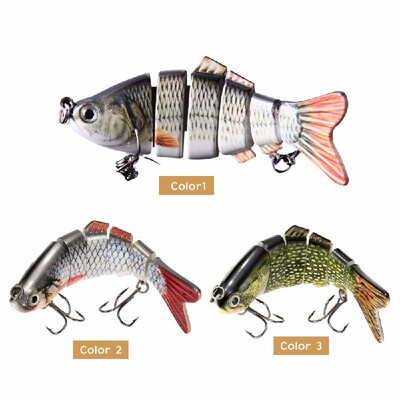 

Lixada 10cm20g Lifelike 6 Jointed Sections Swimbait Fishing Lure Crankbait Hard Bait Fish Hook Fishing Tackle