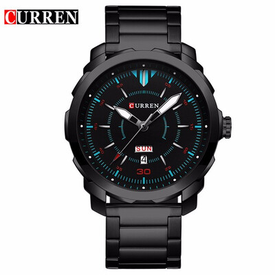 

Curren Watch men 2017 top brand luxury relogio masculino quartz watch fashion casual auto date&calendar 8266