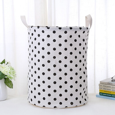 

Waterproof Dirty Clothes Basket Barrel Folding Kids Toy Organizer Storage Box Bag Bins Large Capacity Laundry Basket With Handle