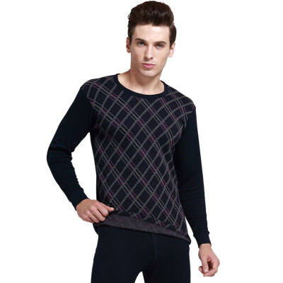 

Antarctic people Qiu Qiu Qiu men&39s underwear fashion Shu skin cotton jacquard youth in the elderly thermal underwear sets N693D10041 possession of green - positive grid