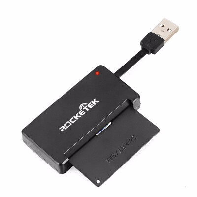 

Rocketek USB 20 Smart Card Reader cacID Bank cardsim card cloner connector cardreader adapter pc computer laptop accessories