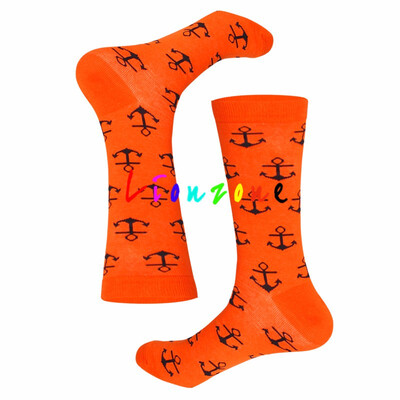 

LIONZONE Men Women Neutral Socks For Lovers With Colorful Animals Zabra Geometry Funny Streetwear Cotton Long Socks Men