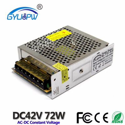 

Single Output DC48V 17A 72W Switching Power Supply AC100-240V Input to DC 42V SMPS For LED Light CNC Stepper Motor