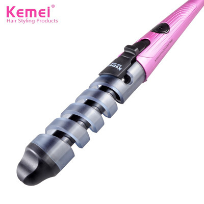 

Kemei1026 Electric Hair Styling110-220V Hair Curling Tool Roller 50W Pro Scroll Curling Wand Curl Styler