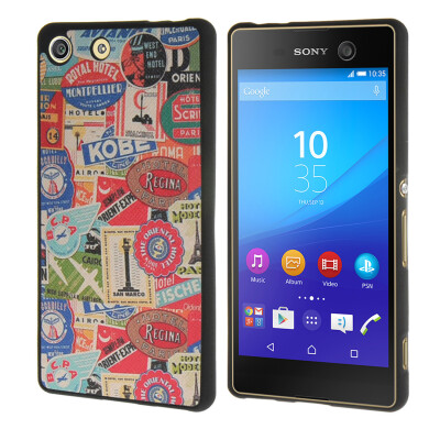 

MOONCASE ЧЕХОЛ ДЛЯ Sony Xperia M5 [Personality Patterns] Flexible Soft Silicone Gel TPU Skin Protective /a09