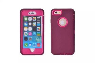 

MITI 11Colors Candy Solid Color Robot 3 in 1 Hybrid Shock proof Heavy Duty Defender PC Silicone back case For iphone6/6S 4.7