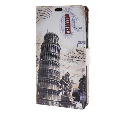 

MOONCASE чехол for Alcatel One Touch Flash OT-6042D Кожа флип кошелек стиль и Kickstand крышки случая [Cute Pattern] a02