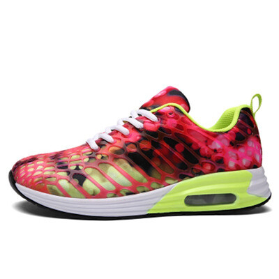 

2018 new spring trend air cushion shoes mens shoes women sneakers camouflage mesh sports shoes couple models pu cushion bottom