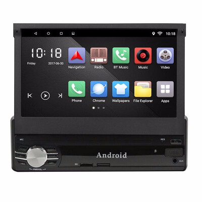 

RM - CT0013R DVD Player 7 inch Retractable Large Touch Screen Bluetooth FM Radio