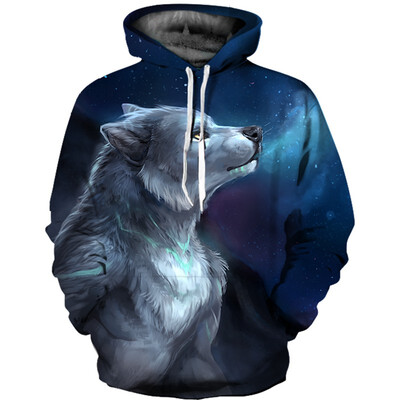 

Mens Hoodie 3D Printed Women Pullover Sweater
