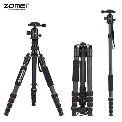

ZOMEI Q666 59inch Compact Travel Portable Aluminum Alloy Camera Tripod Monopod Q666C 59inch Travel Portable Lightweight Carbon F