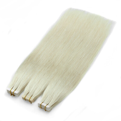 

BHF Hair Tape Hair Extension Unprocessed Malaysian Hair All Color Straight Hair Russian Cuticle Pu Skin Weft 20Pcs 50g