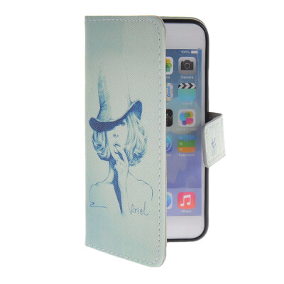 

MOONCASE Pattern Style Leather Side Flip Wallet Card Slot Pouch Stand Shell Back ЧЕХОЛ ДЛЯ Apple iPhone 6 Plus