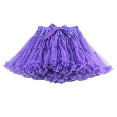 

Buenos Ninos Women Tutu Skirt Double Layer Midi Pettiskirt