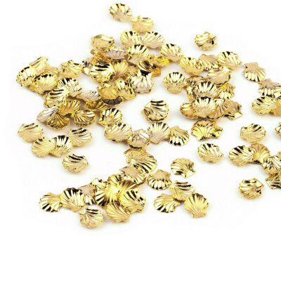 

100pcs Mini Alloy Metal Shell Design Nail Art Tip Stud Decoration Stickers DIY