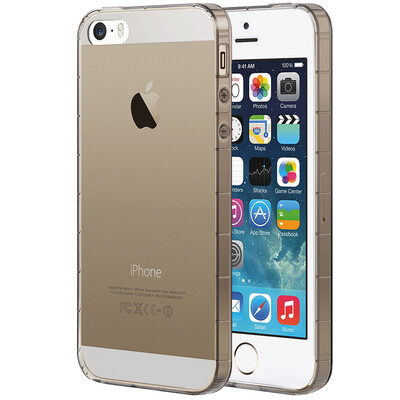 

BIAZE Apple, 5S / SE / 5 iPhone5S телефон оболочки / SE / 5 защитный рукав прозрачный все включено мягкая оболочка падение сопротивления серый воздушный шар серии JK08-