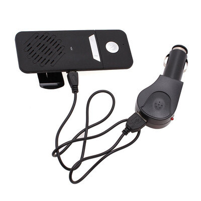 

New Bluetooth Multipoint Handsfree Car Speakerphone Kit Charger For Cell Phone