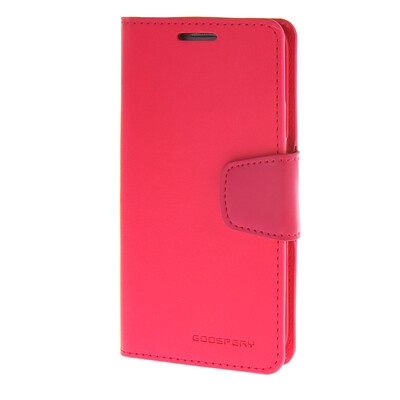 

MOONCASE чехол для Samsung Galaxy S6 Edge PU Leather Flip Wallet Card Slot Stand Back Cover Hot pink