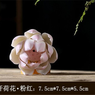 

Ceramic handmade lotus incense flower decoration small ornaments creative interior wall decorations home decorations accessories