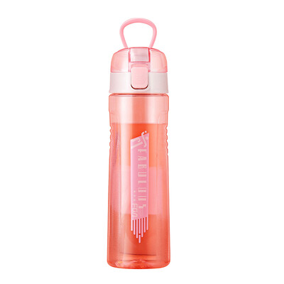 

Fuguang Comfort Tritan Material Straw Kettle Large Capacity Portable Sports Cup with Handle Lock Leakproof Plastic Water Cup 750ML Cherry Red DCS181001-750