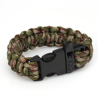 

Outdoors Survival Rope 550 Paracord Escape Emergency Bracelet Wristband Bracelet