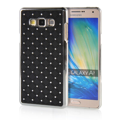 

MOONCASE Hard Chrome Plated Star Bling Back ЧЕХОЛ ДЛЯ Samsung Galaxy A7 Black