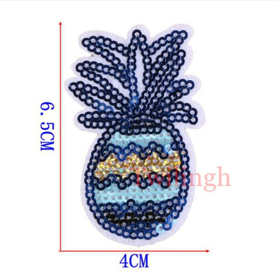 

1 pcslot Brand Embroidered Patches Pink Bird Flamingo Sequin Patches Iron On Fabric Badge Sew On Clothes Appliques DIY Stickers