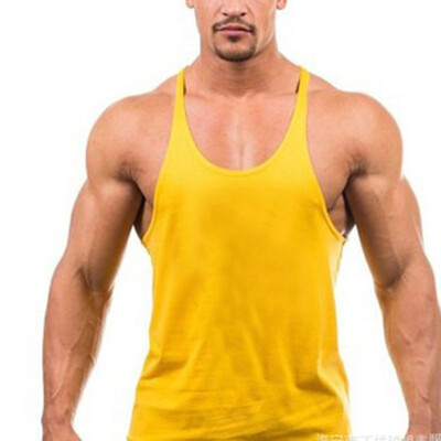 

Hot Pure Color Summer Fitness Vest Male Ferret - Cotton Bodybuilding Vest