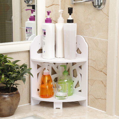 

Bingyou European Water Cube Corner Bathroom Rack Bathroom Corner Stand Floor Toilet Tripod Waterproof Washing Table Storage Stand 383121cm