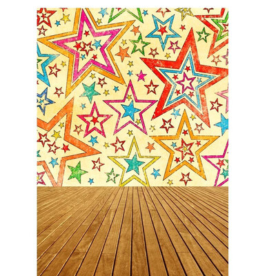 

Pentagram Light Photo Backdrop 57FT Vinyl Fabric Cloth Digital Printing Photo Background s-1162
