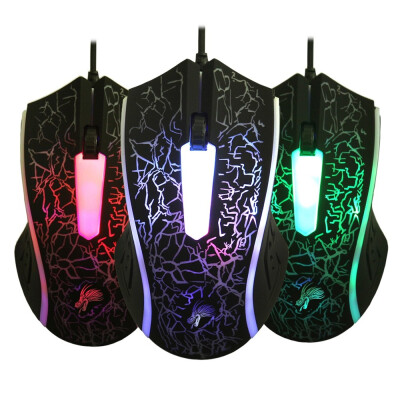 

X7 USB Wired Optical Gaming Mouse Game Mice Colorful breathing light design Ergonomic design Intelligent connectivity