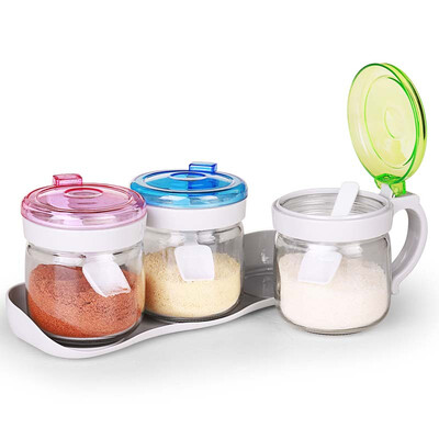 

Golden Bear three sets of printing seasoning tank seasoning box oil tank soy sauce vinegar bottle
