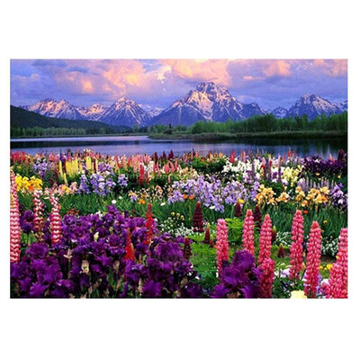 

UpperX DIY 5D Diamond Painting Embroidery Cross Crafts Stitch Kit Home Wall Decor Iceberg flowers