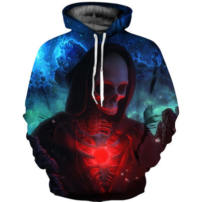 

Mens Hoodie 3D Printed Women Pullover Sweater
