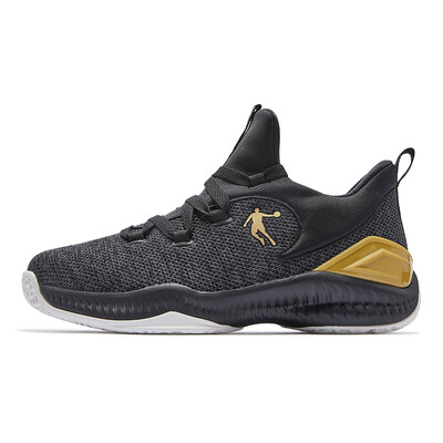 

Jordan mens shoes basketball shoes shock absorption wear-resistant combat boots sports shoes men XM3580111 black gold 43