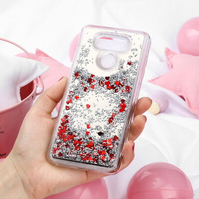 

Akabeila Cover for LG G6 G6 Pro Case Soft Mirror Dynamic Glitter Phone Protector Cover Shell