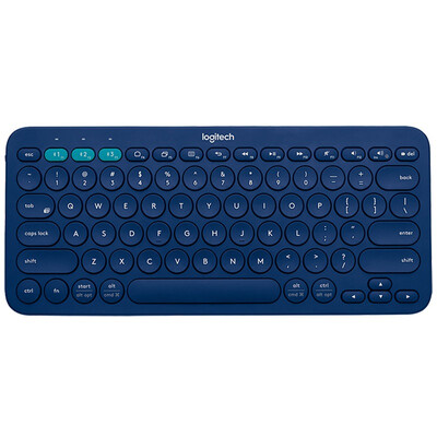 

Logitech K380 Multi Device Bluetooth Keyboard Tablet PC Клавиатура Телефонная клавиатура Blue