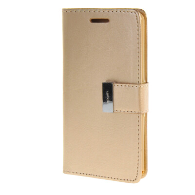 

MOONCASE чехол для Sony Xperia E3 Flip Leather Wallet Card Slot Bracket Back Cover Gold