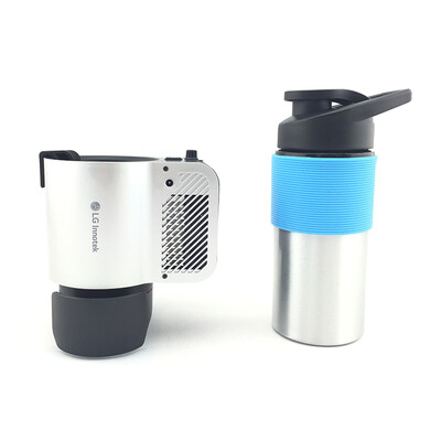 

LG Innotek car cool and cold refrigerator cooling ice drink heating and heating 5 seconds to switch (including aluminum cup and cup sets