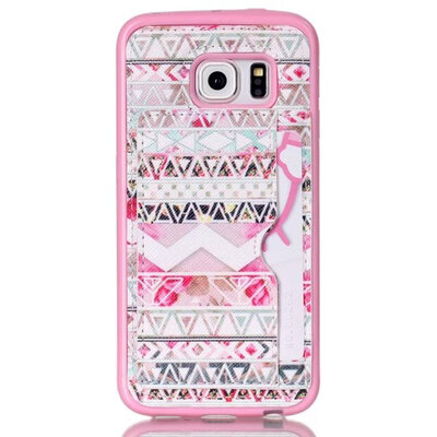 

в случае Samsung S6 края мити красочные картины роскошь пу кожаные обложки для Samsung S6 край