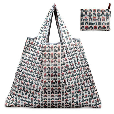 

Waterproof Folding Reusable Eco Shopping Travel Shoulder Bag Pouch Tote Handbag