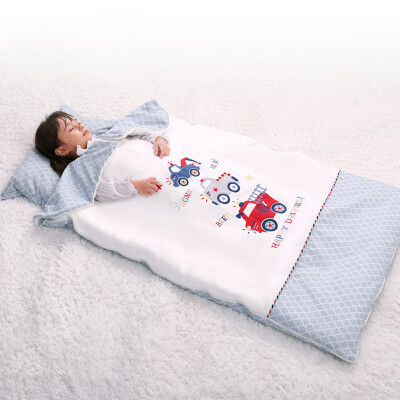 

AUSTTBABY baby sleeping bag child anti-kick is baby quilt removable&washable set London Warrior 80120cm cotton core