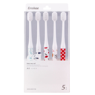 

Sakuras Enskee Yi Shi down silk soft hair toothbrush × 5 NO768 random color soft decompression