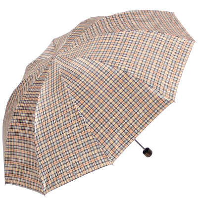 

[Jingdong Supermarket] Paradise umbrella UPF50 + increase the reinforcement of high-density polyester color Dingge three fold business sunny umbrella umbrella F Tibetan 359D