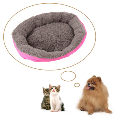 

5 Colors Soft Pet Dog Puppy Cat Cozy Warm Nest Bed House with Plush Mat Pad