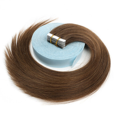 

Bhf Hair Tape Hair Extensions 100 Peruvian Virgin Remy Silky Straight Pu Tape Glue Skin Weft Hair